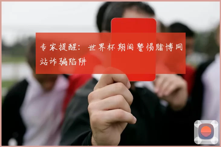 专家提醒:世界杯期间警惕赌博网站诈骗陷阱