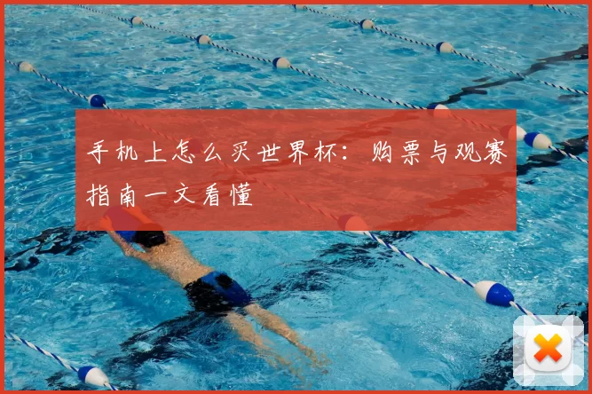 手机上怎么买世界杯：购票与观赛指南一文看懂