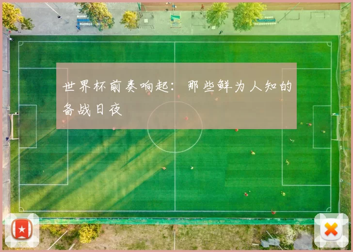 世界杯前奏响起：那些鲜为人知的备战日夜