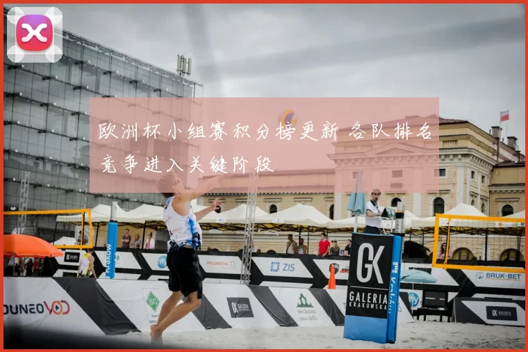 欧洲杯小组赛积分榜更新 各队排名竞争进入关键阶段