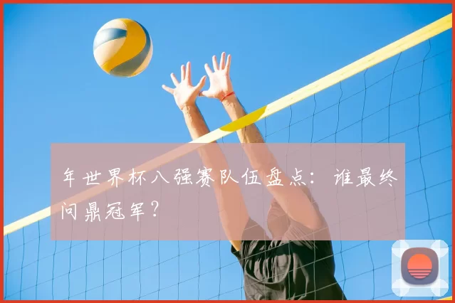 年世界杯八强赛队伍盘点:谁最终问鼎冠军?