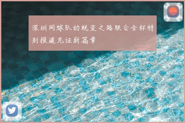 深圳网球队的蜕变之路联合会杯特别报道见证新篇章
